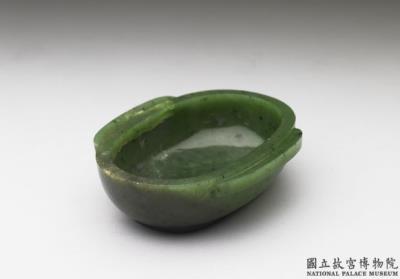 图片[2]-Qianlong imitation of archaistic double-eared jade cup, Qing dynasty, Qianlong reign (1736-1795)-China Archive
